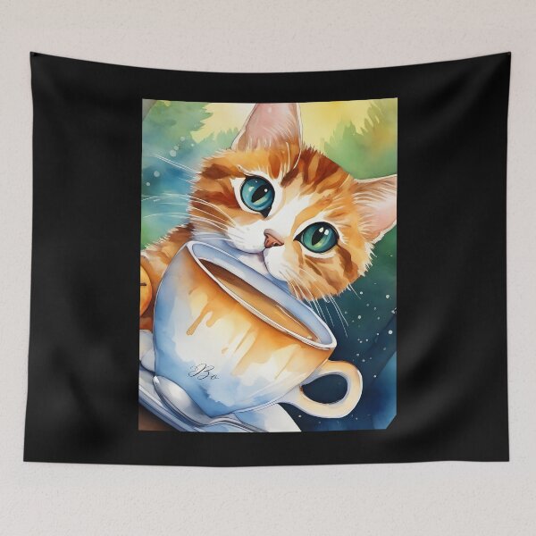 Item preview, Giant Cat designed and sold by CuteCatsCoffee.