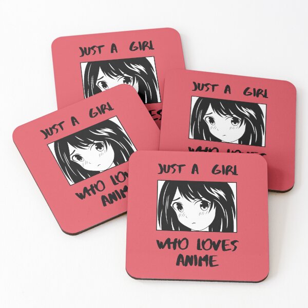 Item preview, Just a Girl Who Loves Anime - Cute & Stylish Design designed and sold by MColoredBooks.