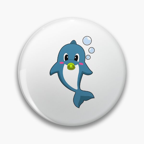 Artikelvorschau, Delfin Baby Schnuller entworfen und verkauft von Snabdesign84.
