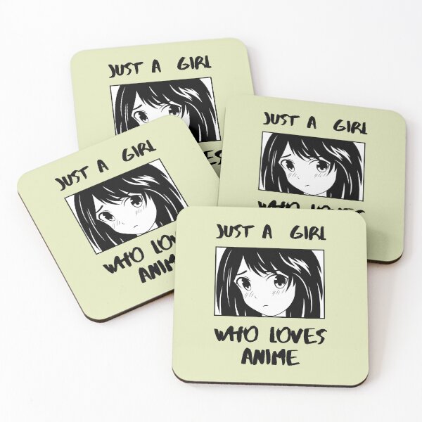 Item preview, Just a Girl Who Loves Anime - Cute & Stylish Design designed and sold by MColoredBooks.