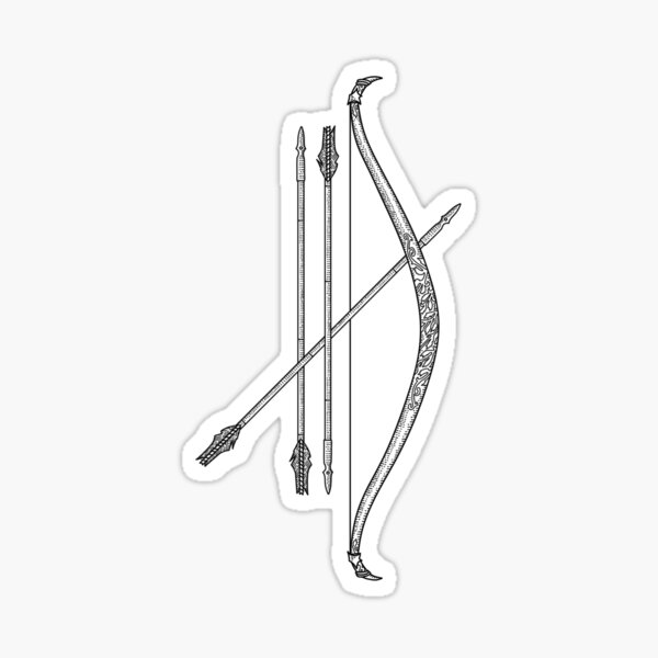 Item preview, bow + arrows designed and sold by KevinRaw.