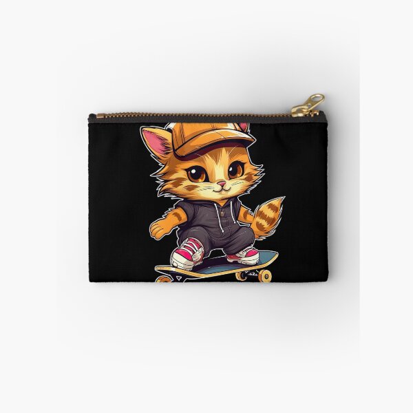 Item preview, Cool Cat Play Skateboarding in Vector Design 4 designed and sold by eyestetix.