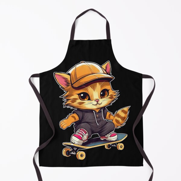 Item preview, Cool Cat Play Skateboarding in Vector Design 4 designed and sold by eyestetix.