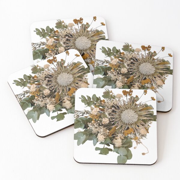 Item preview, Dried flower bouquet with king protea designed and sold by Dev-Crayon.