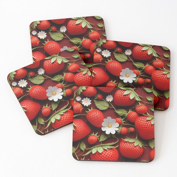 Item preview, Strawberries | Strawberry pattern designed and sold by DerSenat.