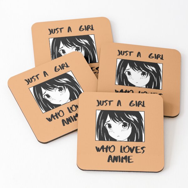 Item preview, Just a Girl Who Loves Anime - Cute & Stylish Design designed and sold by MColoredBooks.