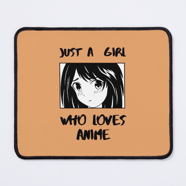 Item preview, Just a Girl Who Loves Anime - Cute & Stylish Design designed and sold by MColoredBooks.