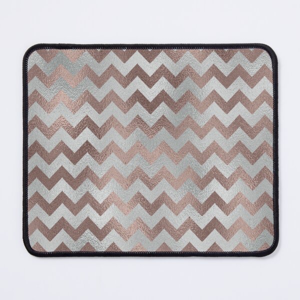 Item preview, Copper and Silver Blurry Chevron designed and sold by BloomCatB.