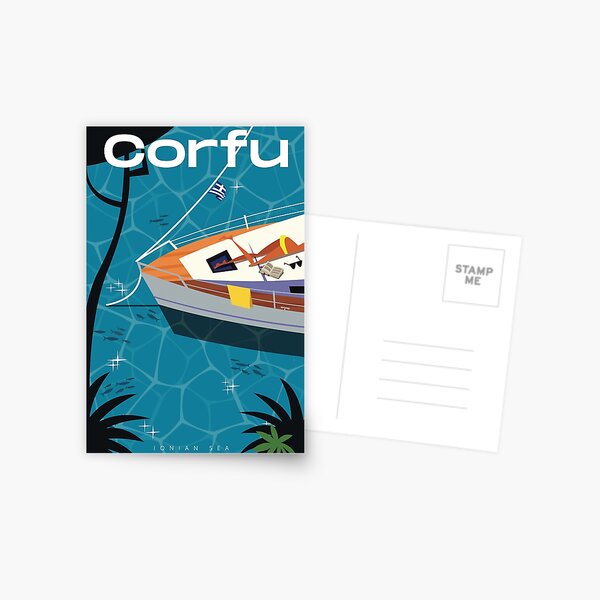 Item preview, Corfu Sailing poster designed and sold by GAGodel.