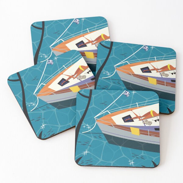 Item preview, Corfu Sailing poster designed and sold by GAGodel.