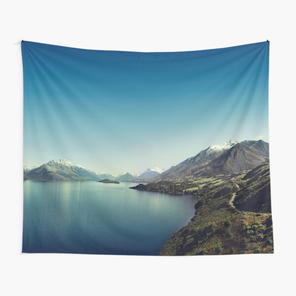 Auf dem Weg nach Glenorchy (Dinge sind mir passiert) Wandbehang