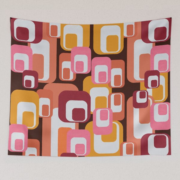 Item preview, retro 1950s style abstract pattern designed and sold by pauloneill-art.