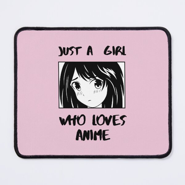 Item preview, Just a Girl Who Loves Anime - Cute & Stylish Design designed and sold by MColoredBooks.