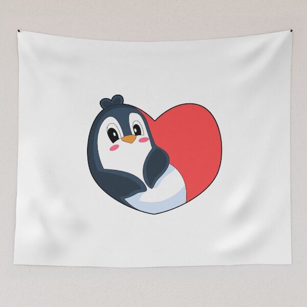 Aperçu de l'œuvre Penguin Heart créée et vendue par Snabdesign84.