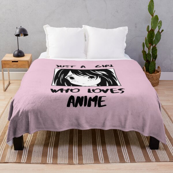 Item preview, Just a Girl Who Loves Anime - Cute & Stylish Design designed and sold by MColoredBooks.