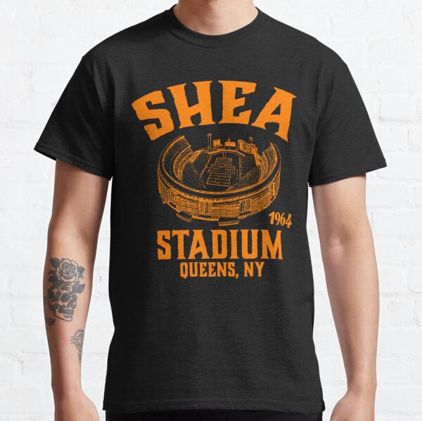 Shea Stadium Queens New York Short Sleeve T-shirt Mets Jets 