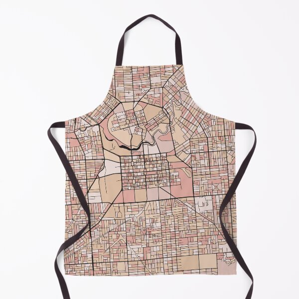 Item preview, Adelaide Map Pattern in Soft Pink Pastels designed and sold by PatternMaps.