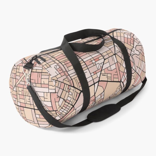 Item preview, Adelaide Map Pattern in Soft Pink Pastels designed and sold by PatternMaps.