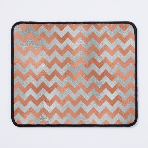 Item preview, Copper and Silver Shinny Chevron designed and sold by BloomCatB.
