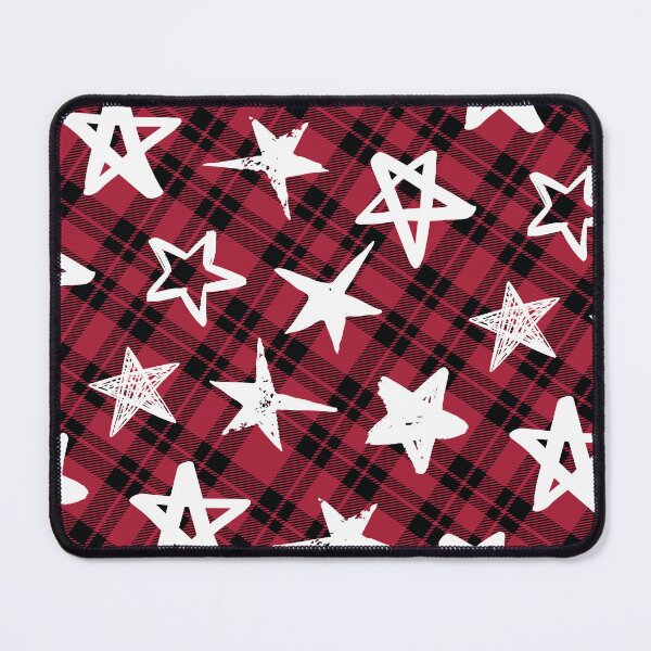 Item preview, check, star, Christmas, black, pattern, strips, designed and sold by mintdiamond21.