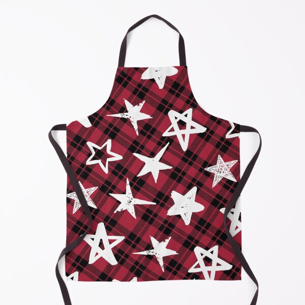 Item preview, check, star, Christmas, black, pattern, strips, designed and sold by mintdiamond21.