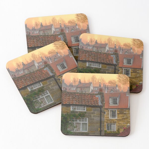 Item preview, Morning Mist in Robin Hoods Bay designed and sold by Alisonchambers2.