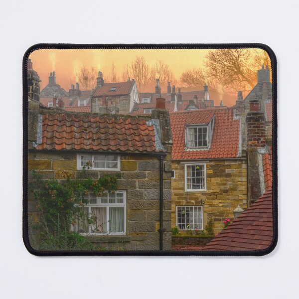 Item preview, Morning Mist in Robin Hoods Bay designed and sold by Alisonchambers2.