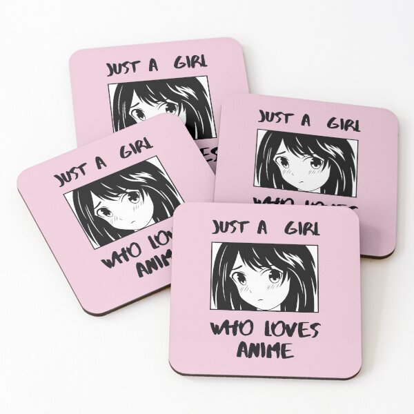 Item preview, Just a Girl Who Loves Anime - Cute & Stylish Design designed and sold by MColoredBooks.