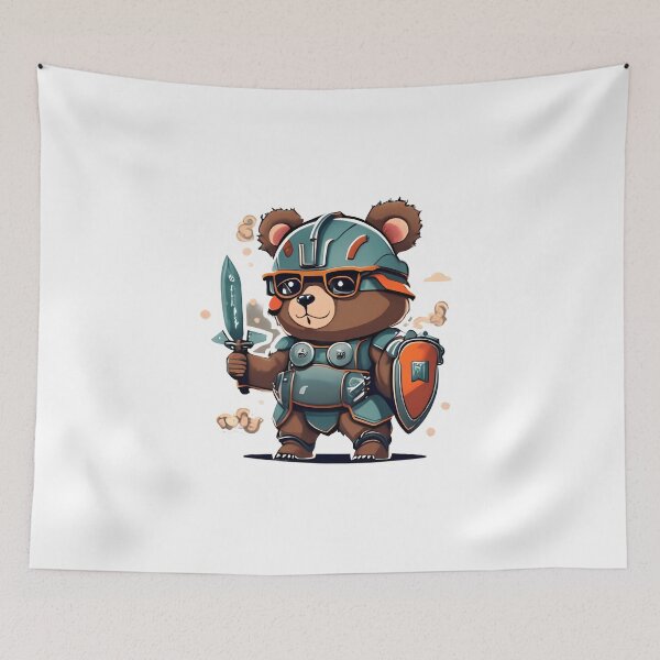 Item preview, Bear warrior designed and sold by SabyDigitalArt.