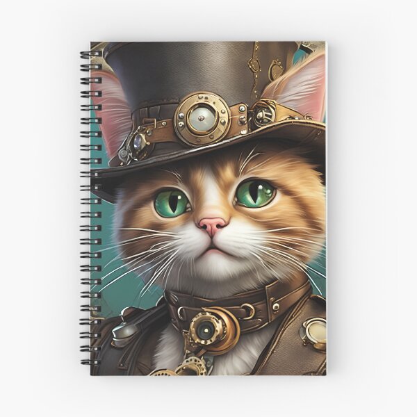 Item preview, Steampunk kitten designed and sold by Maths-4-Nerds.