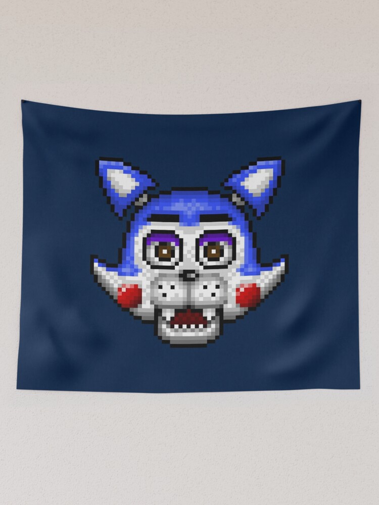 Five Nights At Candy'S-Pixel Art-Candy The Cat Pillow Case Printed