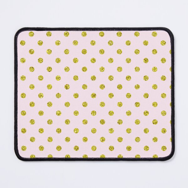 Item preview, Golden Polka Dots on Pale Pink Background designed and sold by BloomCatB.