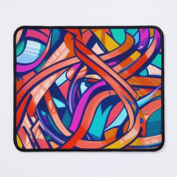 Item preview, Abstract Colorful Ribbons Pattern designed and sold by calibrit.