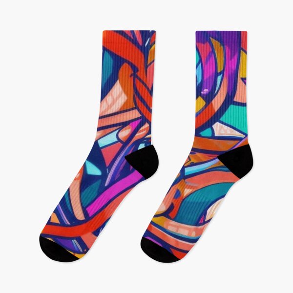 Item preview, Abstract Colorful Ribbons Pattern designed and sold by calibrit.