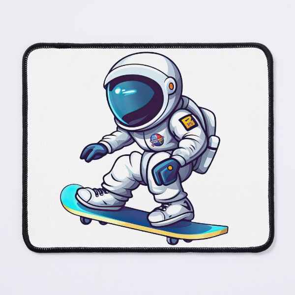 Item preview, Cute Astronaut Play Skateboard designed and sold by eyestetix.