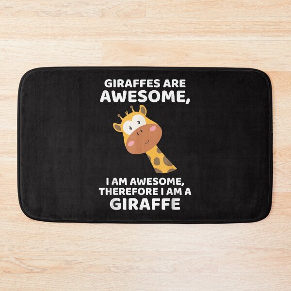 Item preview, Giraffe's are Awesome I am Awesome, Therefore I am a Giraffe T-Shirt designed and sold by RogerCooka.