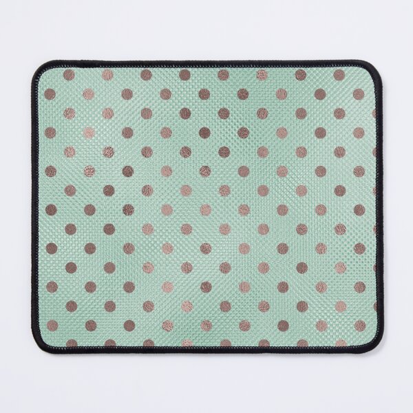 Item preview, Burgundy and Pink Polka Dots on Pale Mint Background designed and sold by BloomCatB.