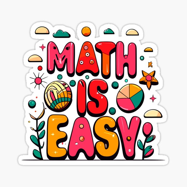 Math is Easy Wall Art – Math Teacher's Gift Idea | iPhone Wallet