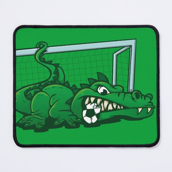 Item preview, Soccer goalkeeper crocodile designed and sold by manuvila.
