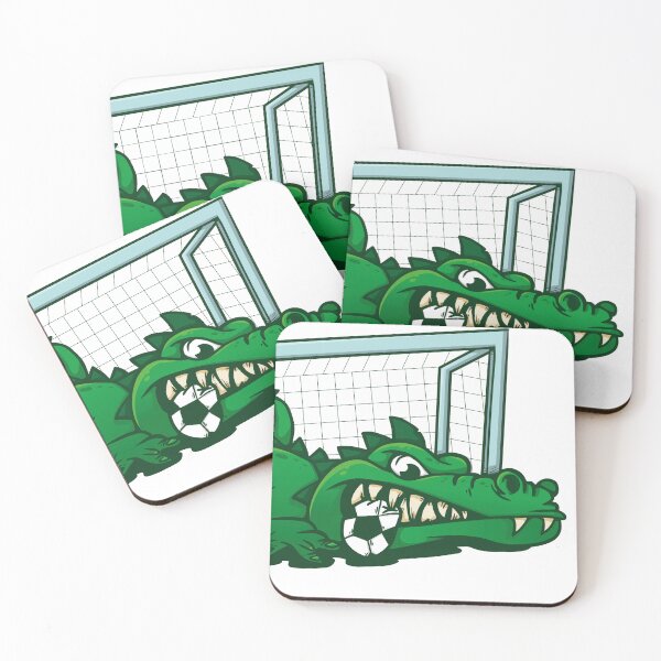 Item preview, Soccer goalkeeper crocodile designed and sold by manuvila.