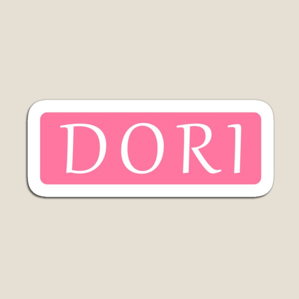 Vista previa del artículo con la obra «Nombre Dori», diseñado y vendido por Jeallan Designs.