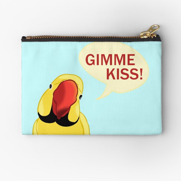 Artikel-Vorschau von GIMME KISS - gelber indischer Ringneck, designt und verkauft von FandomizedRose.