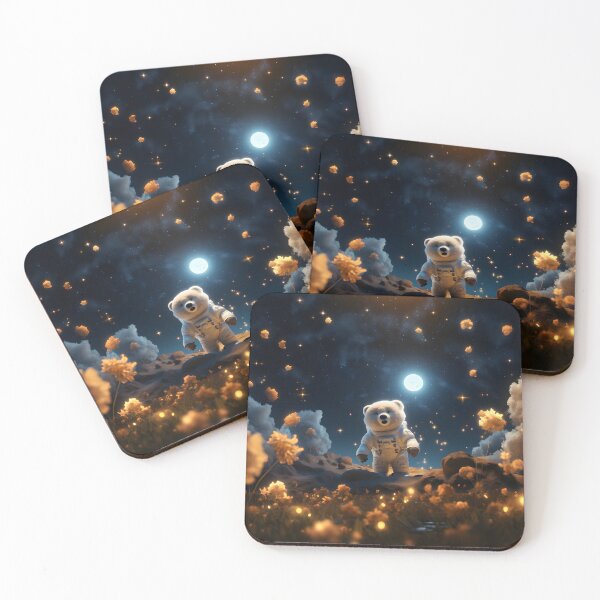 Item preview, Cosmic White Bear designed and sold by Cosnimal.