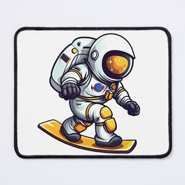 Item preview, Cute Astronaut Play Skateboard 2 designed and sold by eyestetix.
