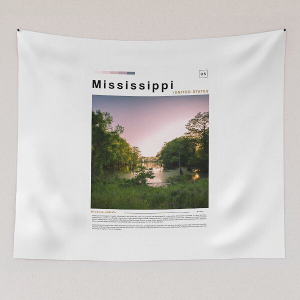 Item preview, Mississippi Poster Landscape designed and sold by paulrommer.