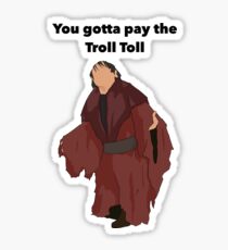 Troll Toll Design Sticker
