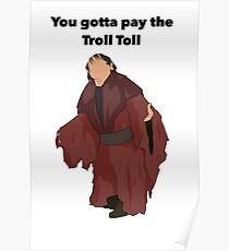 Troll Toll Design Poster