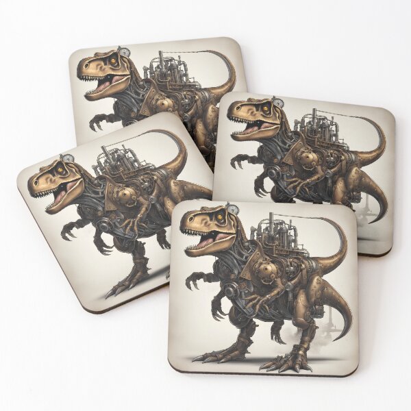 Item preview, Steampunk dinosaur designed and sold by Maths-4-Nerds.