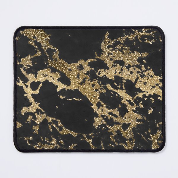 Item preview, Modern Gold Glitter Black Marble designed and sold by InovArtS.