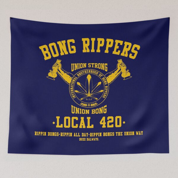 Item preview, BONG RIPPERS LOCAL 420 designed and sold by BuzzDalways.